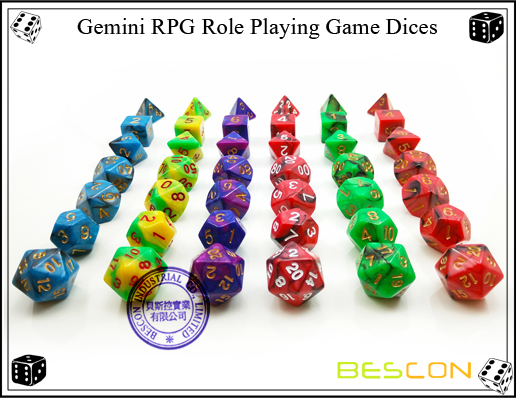 Gemini RPG Dice Set-5
