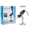 1600X USB Digital Microscope Camera Endoscope 8LED Magnifier with Metal Stand L&K Dropship