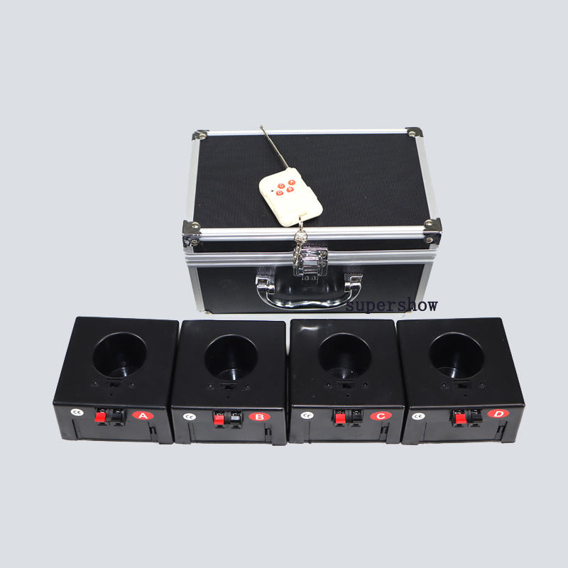 4 Cues Receiver Wedding Sparking machine Stage Effect Fountain Remote Control cold fireworks system for wedding stages
