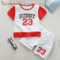 Bear Leader Boys Cartoon Pattern Clothing Sets New Fashion Kids Boy Summer Top and Shorts Outfit 2Pcs Children Baby Cool Clothes