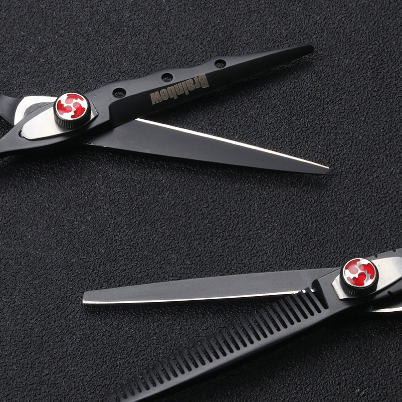 Brainbow 6.0 'Japan Hairdressing Scissors Hair Cutting Thinning Scissors Set Barber Shears Tijeras Pelo High Quality Hair Salon