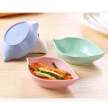 Creative Leavess Dish Baby Kid Bowl Wheat Straw Soy Sauce Dish Rice Bowl Plate Sub - plate Japanese Tableware Food Container