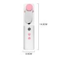 Mini Portable Facial Steamer Nano Mist Sprayer Face Mister Spray Cooling Humidifier Handheld Fan USB Recharge Skin Care Tools