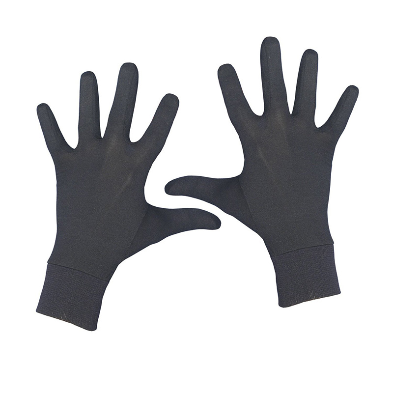 Elegant ladies high quality 100 silk knit gloves summer anti-UV thin section breathable sleep moisturizing gloves A60