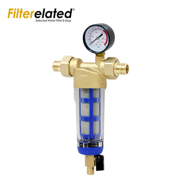 Reusable Spin Down Sediment Water Filter for House