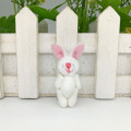 Mini 5CM Joint Long EAR Rabbit Plush Stuffed TOY DOLL Wedding Bouquet Candy BOX TOY ;Garment & Hair Accessories TOY,10pcs/lot