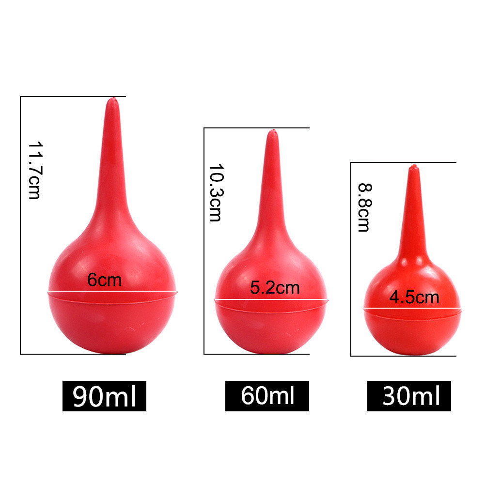Air Blower Pump Durable Professional Non-toxic Rubber Dust Cleaner Laboratory Tool Suction Bulb Ear Syringe