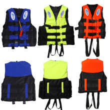 Polyester Adult Life Jacket Universal Swimming Boating Ski Safety Vest with Whistle Water Sports Safet