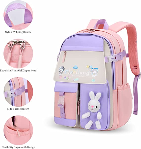 Girls Elementary School Kawaii Schoolbags Cute Schoolbags