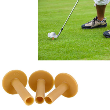 3pcs Mini Rubber Durable Driving Range Practical Golf Tee Practice Mat Mixed Size Training T-shape Play Outdoor Sport