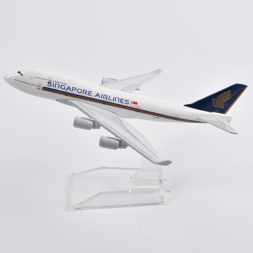 JASON TUTU 16cm Singapore Airlines Boeing B747 Boeing b777 Airbus A380 Airplane Model Aircraft Model Diecast Metal Model 1:400