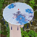 Prop Umbrella women Ribbon Tassels Ancient Costume Umbrella Cheongsam Hanfu Show Umbrella Classical Silk Dance Umbrella