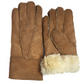 Winter Gloves Special Women and Men Warm Woolen Mittens 100% Real Leather Wool Fur Gloves Lovely Girl Sheepskin Leather Gloves
