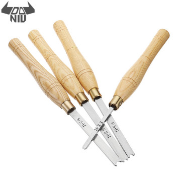 DANIU HSS Woodworking 3/6/8/10mm Wood Bead Turning Tool Bead Forming Tool Bead Cutting Lathe Chisel Tools