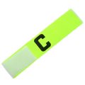 NEW Fluorescent Football Soccer Player Sport Flexible Sports Adjustable Bands Fluorescent Captain Armband