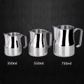 MICCK Stainless Steel Frothing Pitcher Milk Foamer Pull Flower Cup Barista Tools Cappuccino Latte Art Coffee Milk Maker Mugs