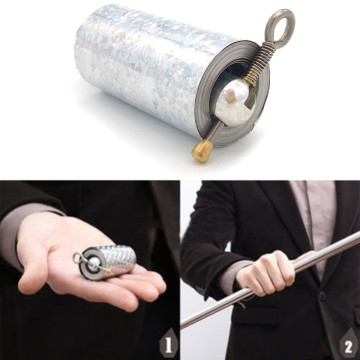 Staff Portable Martial Arts Metal Magic Pocket Bo Staff- New High Quality Pocket Outdoor Sport Stainless Steel Silver