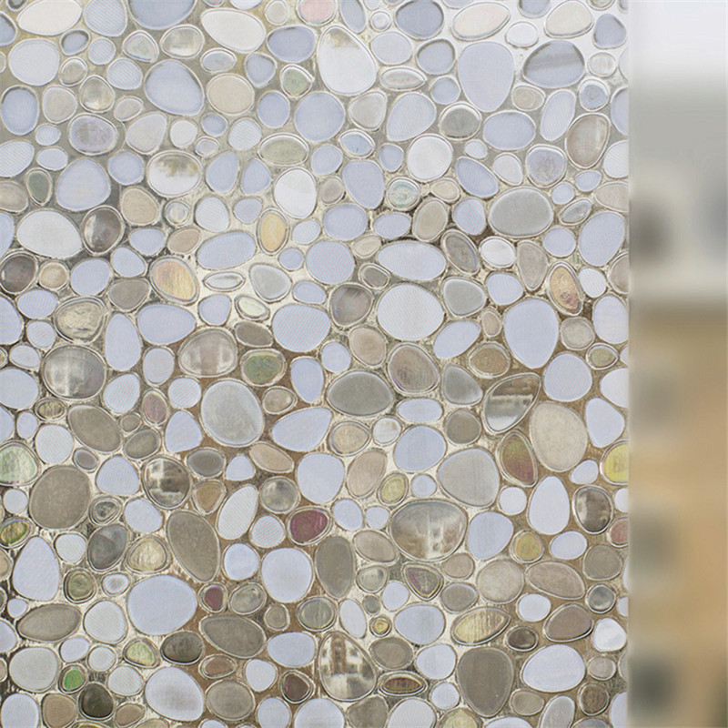 Household Environmental Friendly Self-adhesive Glass Film 3D Cobblestone Window Sticker