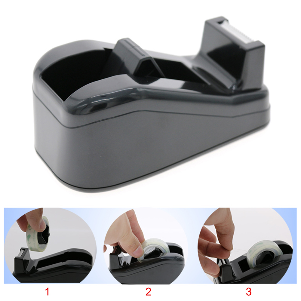 Tape Dispenser Portable Large Stationery Adhesive Tape Cutter Sealing Tape Table Base Dispenser Office Supplies