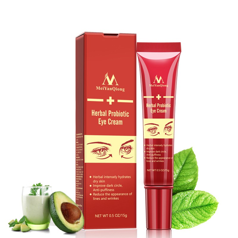 Herbal Probiotic Eye Cream Anti-Aging Improve dark circle Intensely Hydrate Dry Skin Reduce Face Lines Anti-Puffiness Wrinke