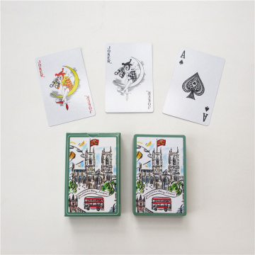 UK landscape Playing cards set United Kingdom Westminster Abbey Poker card deck scenery board game collection card