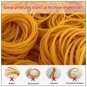 Durable Yellow Office Organizing Rubber Rings