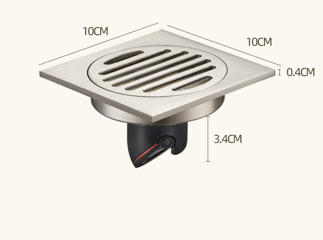 square floor drain