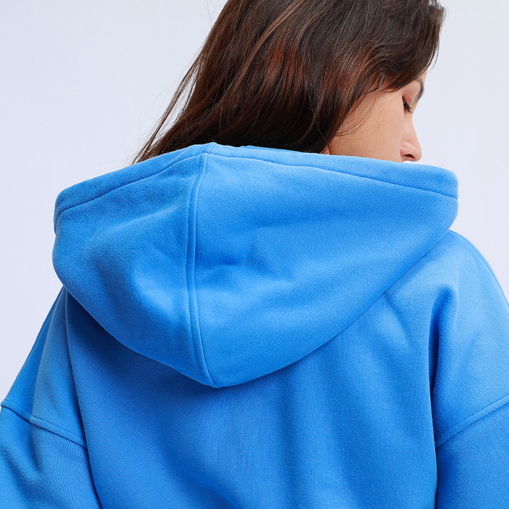 Womens Cropped Hoodie Tracksuit Set