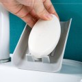 Creative Vertical Geometric Soap Holder Bathroom Non-slip Drain Soap Tray Soap Dish Bathroom Accessories