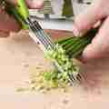 Multi-layer Stainless Steel Kitchen Scissors Chopped Green Onion Parsley Kitchen Tools