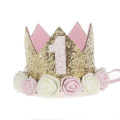 1st Birthday Party Decor Hat Kids 1 Year Happy Birthday Boy Girl First Birthday Party Decor Princess Crown Hat Baby Shower