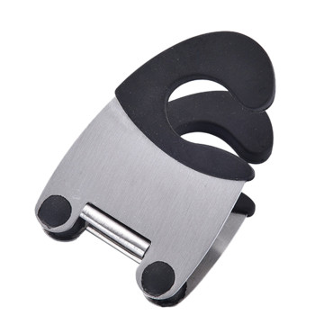 Stainless Steel Pot Pan Holder Spatula Clip Spoon Rest Pots Clip Kitchen Spoon Holder Spatula Storage Rack Kitchen