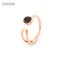 Cheap Simple Rose Gold Cuff Rings For Fingers