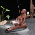 Free shipping Naked Lady Incense Burners Ceramic Crafts Smoke Backflow Cone Censer Stick Holders Teahouse Ornament Home Decor