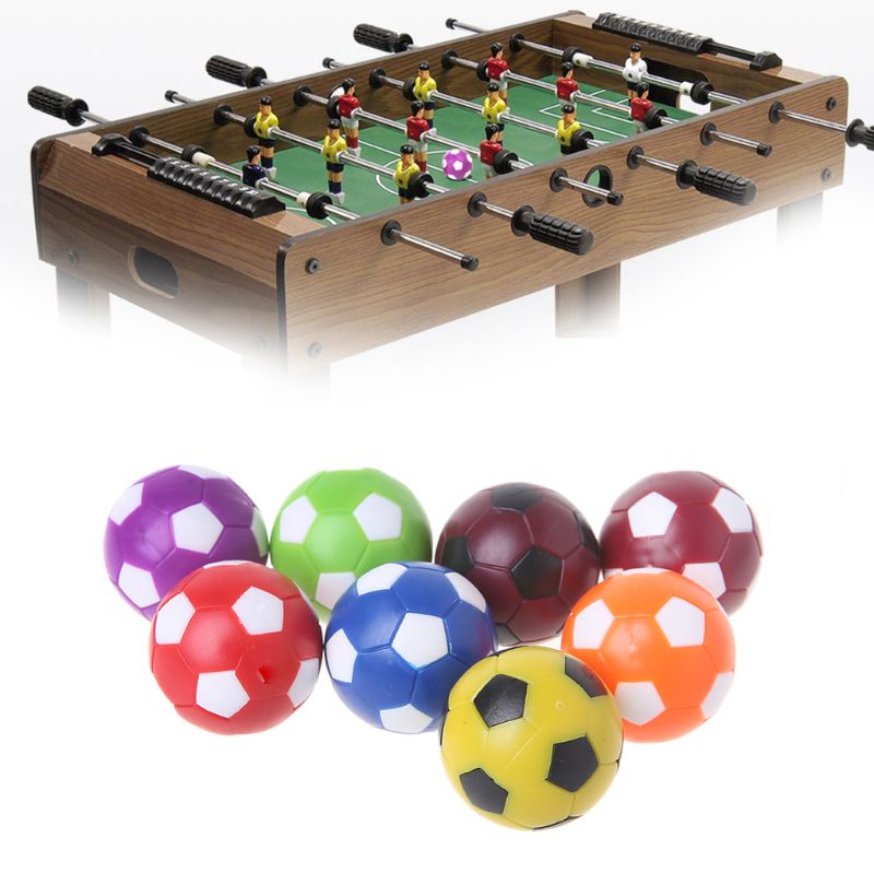 2pcs 36mm Table Soccer Ball Fussball Indoor Game Foosball Football Machine Parts Random Color