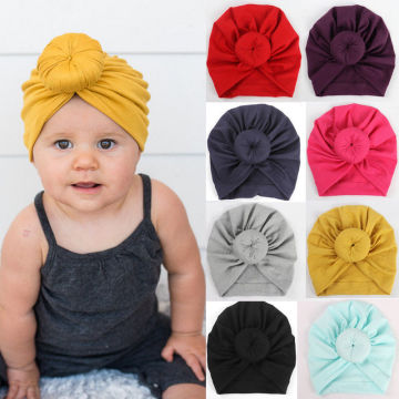 Citgeett Baby Newborn Girl Infant Toddler Bowknot Beanie Cute Hat Hospital Cap Solid Color