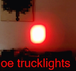2X 9-80V 3'' red Blue 12v 48v 64v 20w Light Vehicle Safety Lamp LED Forklift light fork truck crane spot beam to Linde Hyster