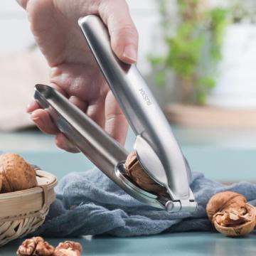 Walnut Nut Cracker Stainless Steel 2 In 1 Chestnut Clip Walnut Pliers Metal NutCracker Sheller Nut Opener Kitchen Tools Cutter