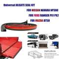 Car Seal 3/5M Adhesive Universal Weather Stripping Pickup Truck Bed Rubber Tailgate Seal Kit Tailgate Cover Sound Insulation