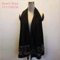 only black scarf