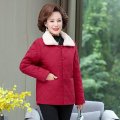 Middle-aged and Elderly Women's Coat 2020 New Winter Jackets Single-breasted Plus Velvet Down Cotton Short Jacket Plus Size 5XL