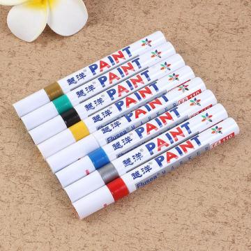 12 Colors Universal Paint Marker Pens Permanent Waterproof Tyres Cars Pen Doodle Art Supplies Acrylic Paint Set For Home