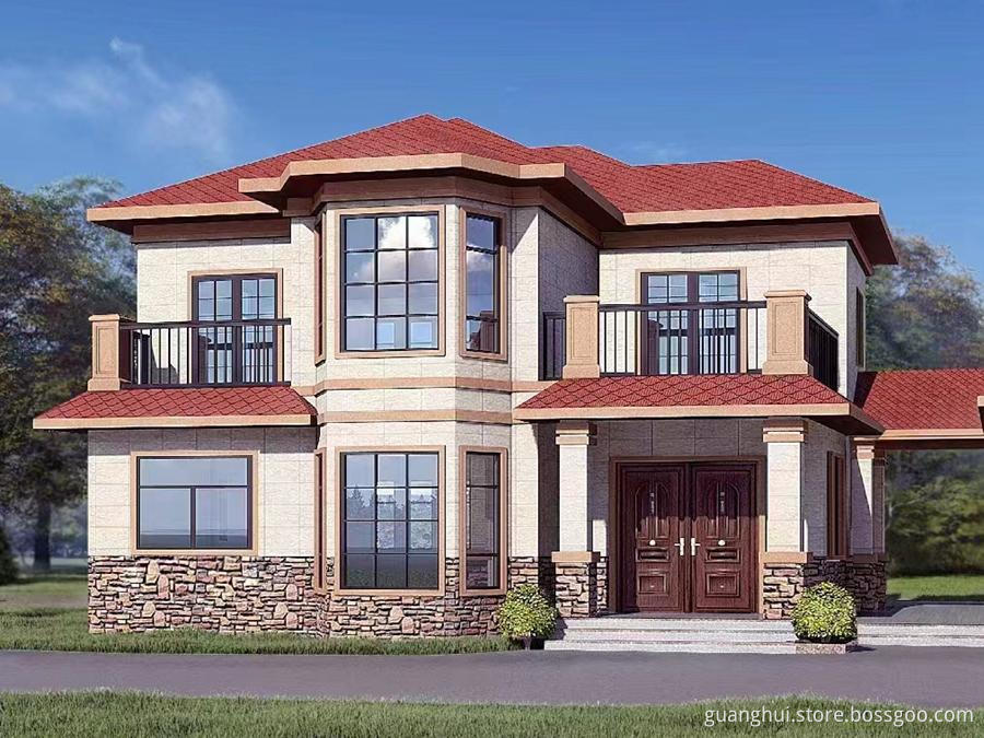 Light steel villa (33)