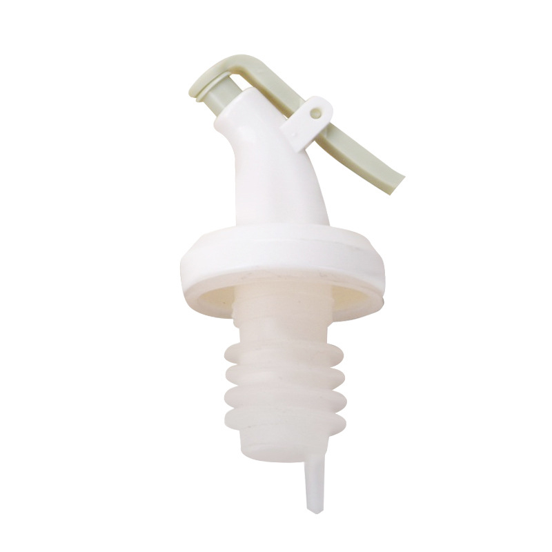 Oil Bottle Stopper Lock Plug Seal Leak-proof Food Grade Rubber Plastic Nozzle Sprayer Liquor Dispenser Wine Pourer Kitchen Tool