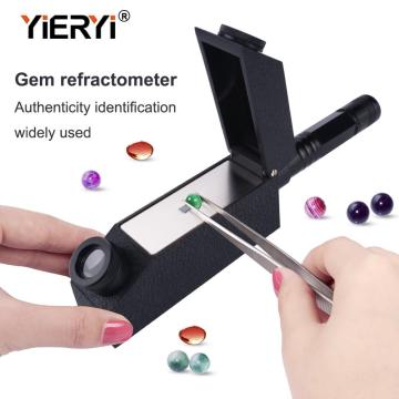 yieryi Gem instrument gem tool gem refractometer diamond detector external with light source Measurement range: 1.30 ~ 1.81RI