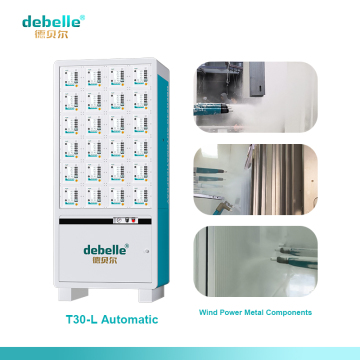 Automatic coating machine for wind power components