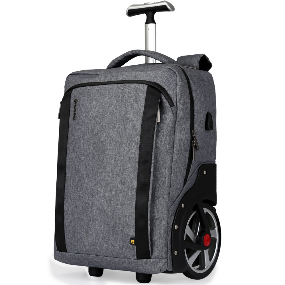 20 inches Aluminum Drawbar travel trolley bag with wheels big capacity Rolling Suitcase luggage