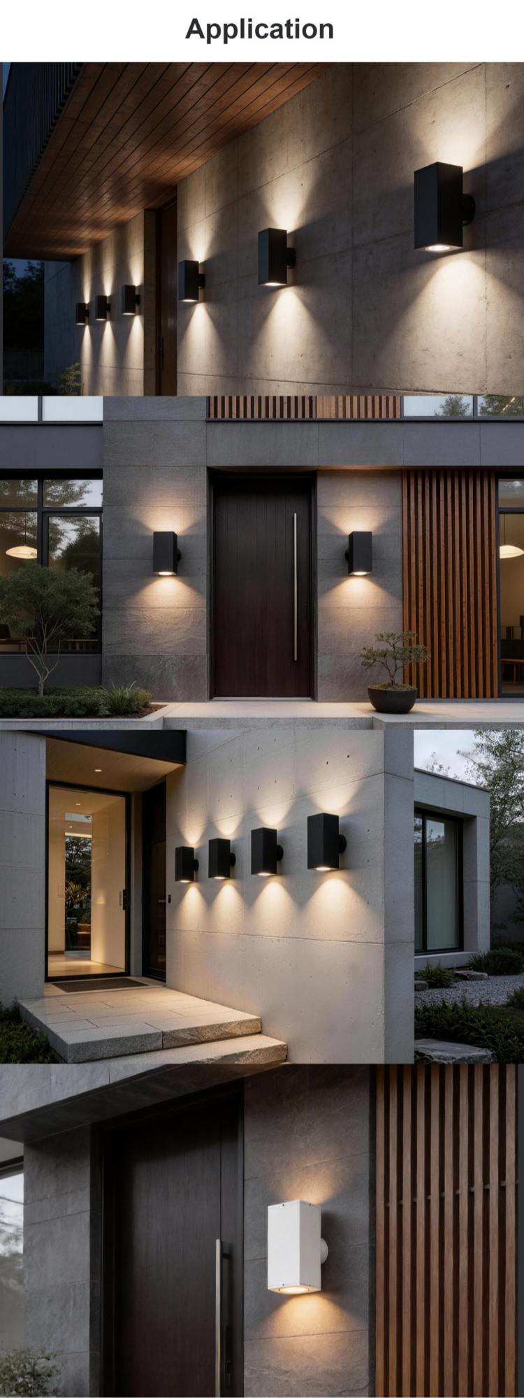 Outdoor LED Square Wall Lamp
