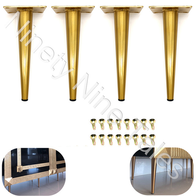 20CM Sofa Legs Tapered Drawing Couch Chair Ottoman Coffee Table Legs Replacement Furniture Legs Set of 4 Perfect for Furniture