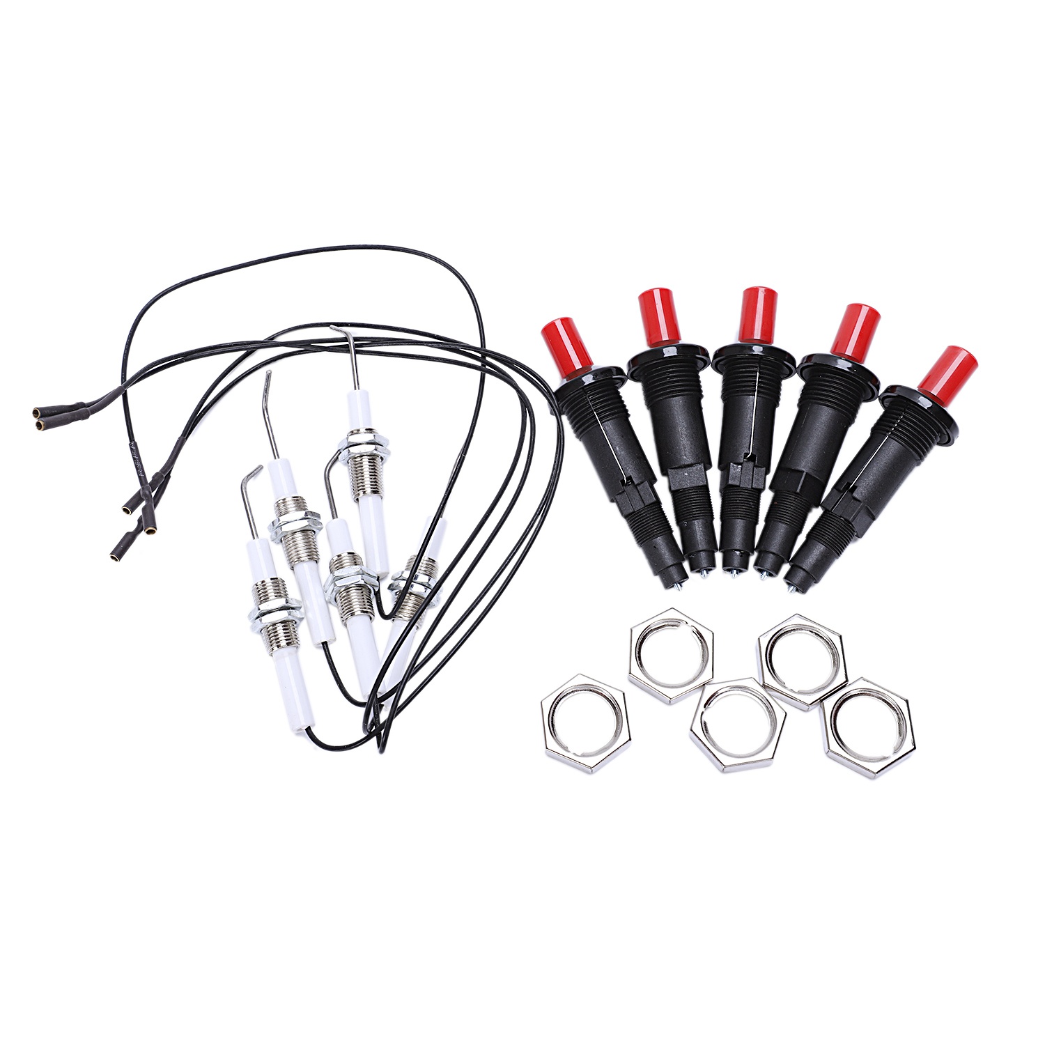 Promotion! Gas Grill Push Button Kitchen Lighter Piezo Ignition Kit Universal Threaded Plug